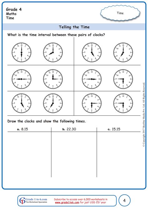 Time Worksheets Grade 3 Time Interval Worksheet - Time Interval Worksheet