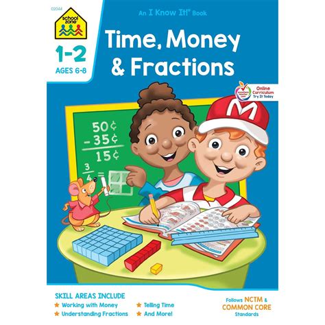 Full Download Time Money Fractions Grades 1 2 An I Know It Book 