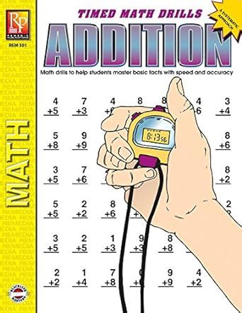 Timed Math Drills Addition Reproducible Activity Book Timed Math Drills Addition - Timed Math-drills Addition