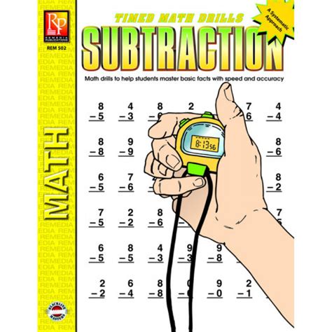 Timed Math Drills Subtraction Rem502 Subtraction Drills - Subtraction Drills