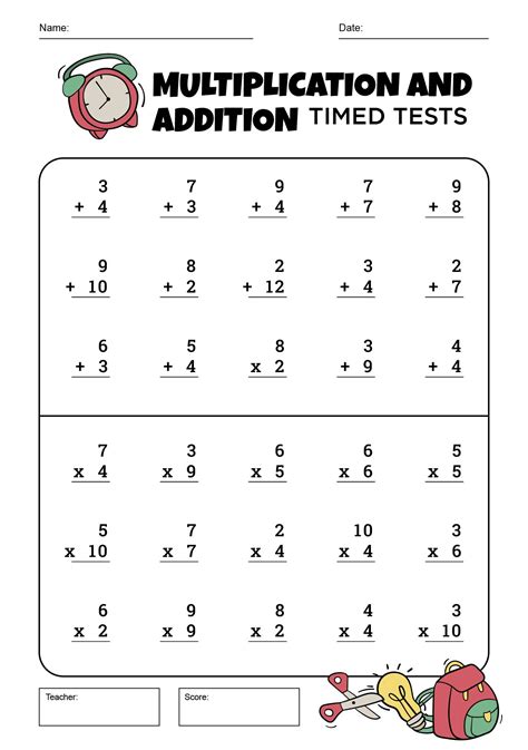 Timed Math Sheets   Time Worksheets Math Salamanders - Timed Math Sheets
