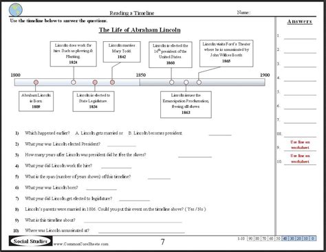 Timeline Worksheets Common Core Sheets Parallel Timelines Worksheet - Parallel Timelines Worksheet