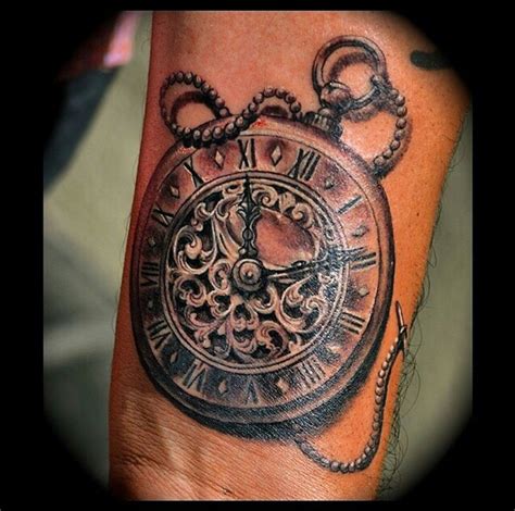 timepiece tattoo