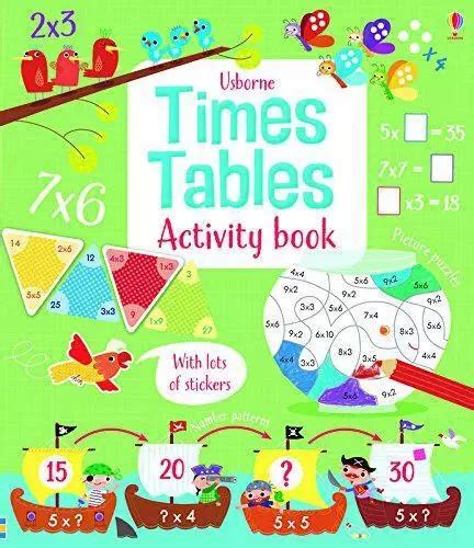 times tables activity book maths activity books