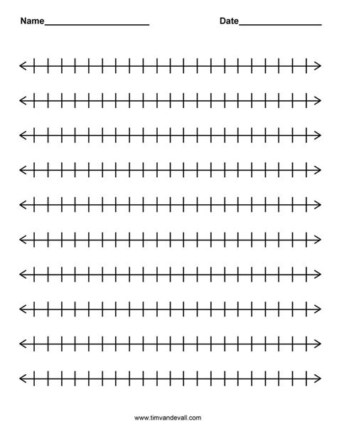 Times Tables Blank Number Line Printable Worksheet Blank Times Tables Grid - Blank Times Tables Grid