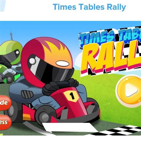 Times Tables Rally Game Math Car Race - Math Car Race