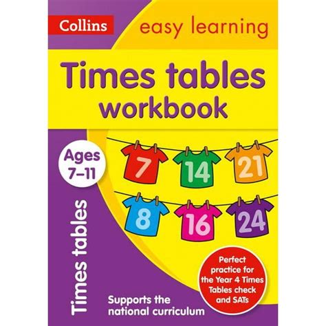 Read Online Times Tables Workbook Ages 7 11 New Edition Collins Easy Learning Ks2 