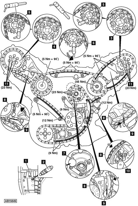 timing chain diagrams