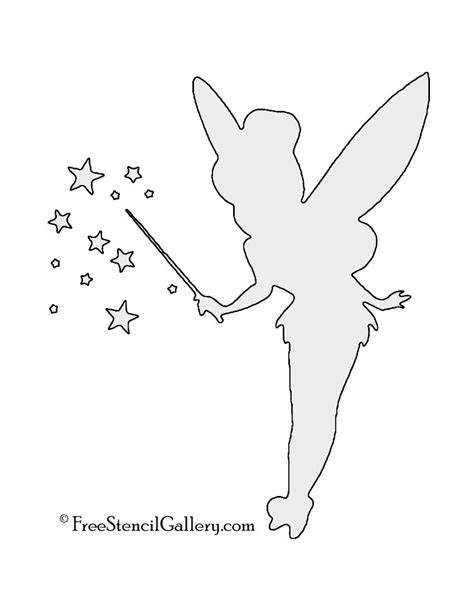 Tinkerbell Pumpkin Stencil