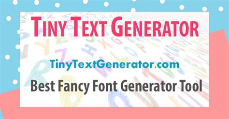 Tiny Text Generator