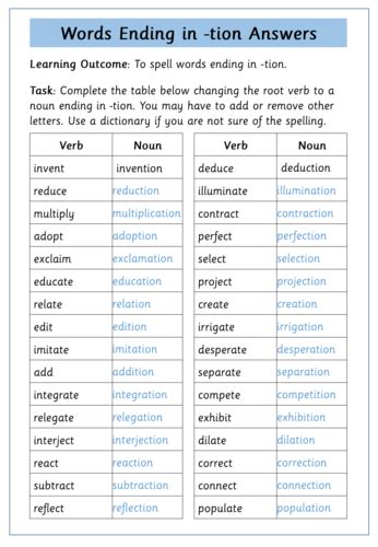 Tion Suffix Worksheets Teaching Resources Suffix Tion Worksheet - Suffix Tion Worksheet