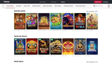 tipico casino angebotscode Die besten Online Casinos 2023
