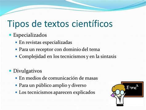 Tipo De Textos Cientificos