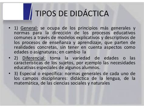 Tipos De Didactica