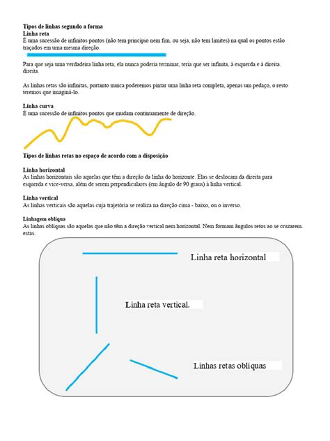 Tipos De Linhas