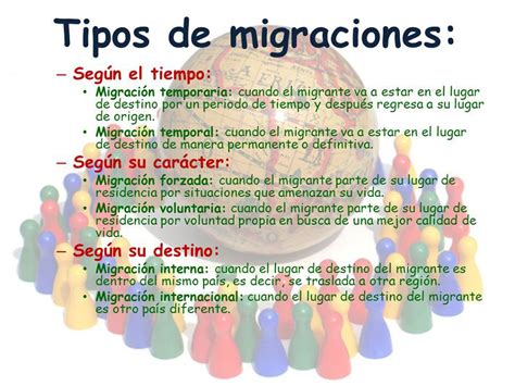 Tipos De Migracion