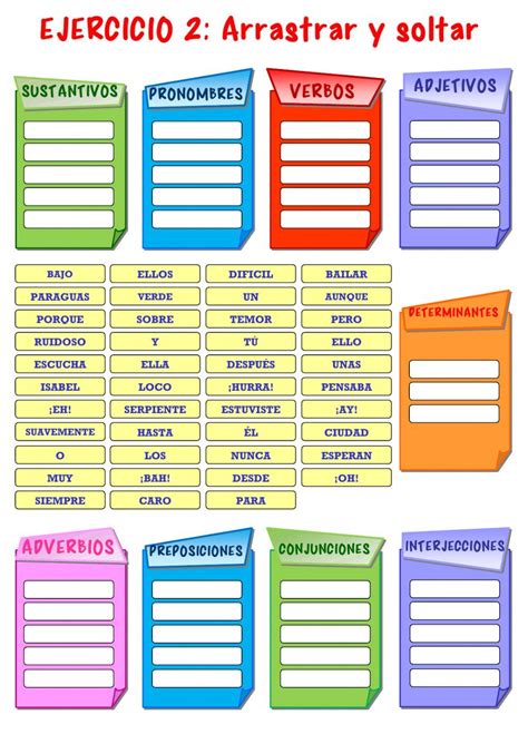 Tipos De Palabras Online Exercise For 2º Eso Vocabulario Palabras 2 Worksheet Answers - Vocabulario Palabras 2 Worksheet Answers