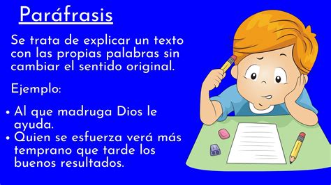 Tipos De Parafrasis