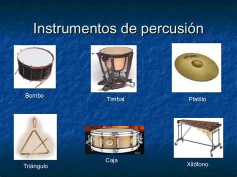 Tipos De Percusion