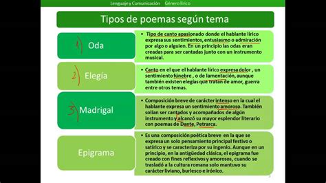 Tipos De Poemas