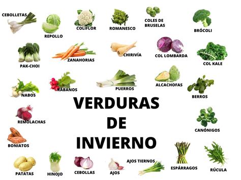 Tipos De Verduras