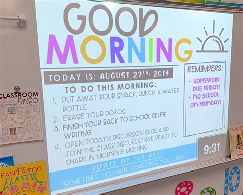 Tips For A Perfect Classroom Morning Routine Elementary First Grade Morning Routine - First Grade Morning Routine