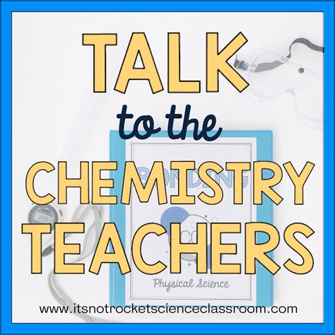 Tips For Teaching Chemistry In Physical Science Teaching Physical Science - Teaching Physical Science