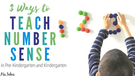 Tips For Teaching Number Sense In Kindergarten A Number Sense For Kindergarten - Number Sense For Kindergarten