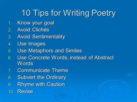 Tips For Writing Poems With Strong Imagery Poems Imagery Writing Exercises - Imagery Writing Exercises