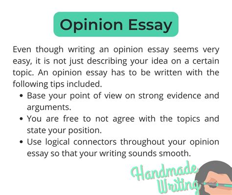 Tips On Generating A Strong Opinion Essay Handmadewriting Opinionated Writing - Opinionated Writing