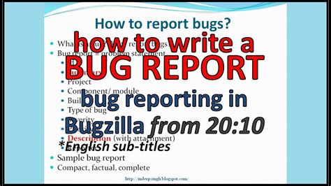 Tips On Writing Bug Reports Free Pascal Wiki Writing Bug - Writing Bug