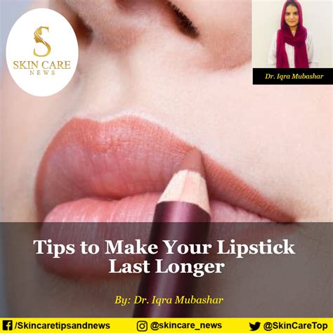 tips to make lipstick last longer naturally