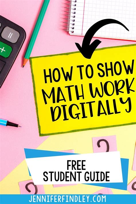 Tips To Show Math Work Digitally Digital Math Digital Math Worksheets - Digital Math Worksheets