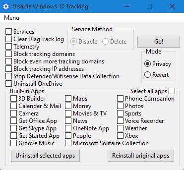 tipsfollowers.: Windows 10 Tracking Disable Tool 2015