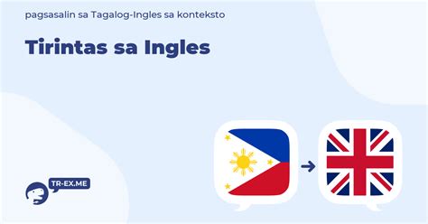 tirintás EUdict Tagalog>English