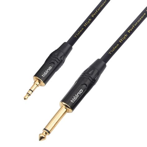 tisino 1/8 to 1/4 Stereo Cable, 3.5mm to 1/4 Adapter Aux Cord