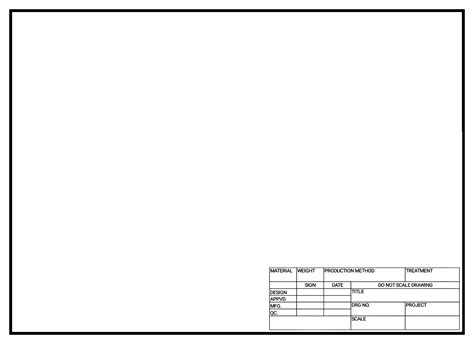 Title Block Template Word Doc