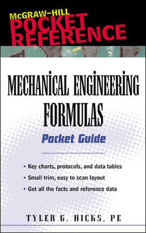 title mechanical engineering formulas pocket guide mcgraw