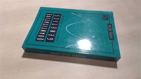 Read Online Title Introduction To Quantitative Genetics 4Th Edition 
