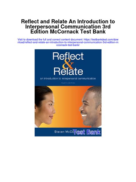 Read Title Reflect And Relate An Introduction To Interpersonal 