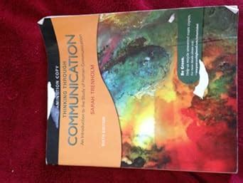 Read Title Thinking Through Communication 6Th Edition 