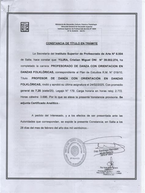 Titulo En Tramite