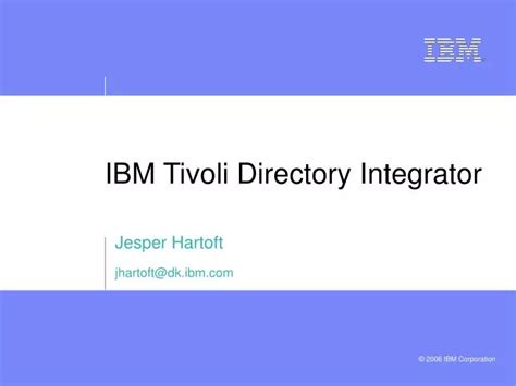 Tivoli Directory Integrator
