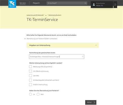 tk termin service