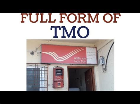 Tmo Full Form In Post Office