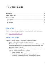 Download Tms User Guide 