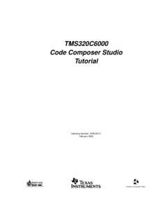 Read Online Tms320C6000 Code Composer Studio Tutorial Rev C 
