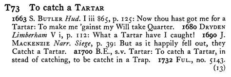 To Catch A Tartar