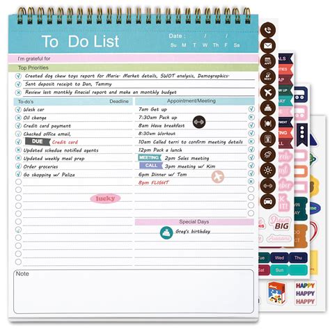To Do List Notebook