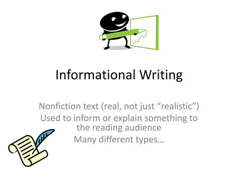 To Inform Writing